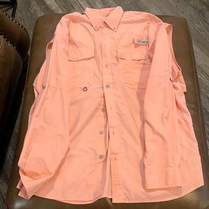 Columbia PFG Fishing Shirt Size Small